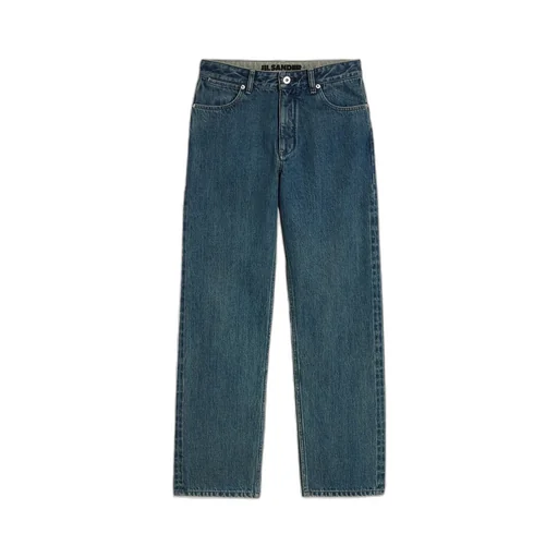 Straight-Leg Slim-Cut Jeans