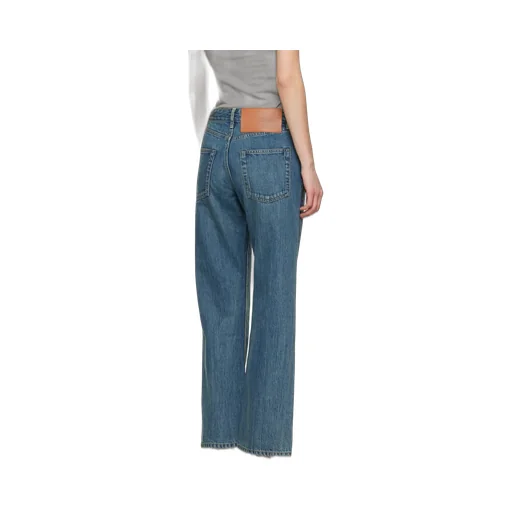 Straight-Leg Slim-Cut Jeans