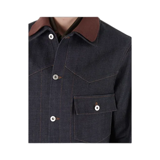 Button-Up Denim Jacket
