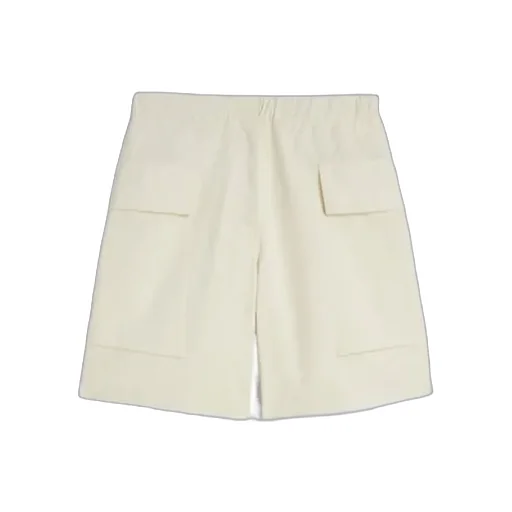 Elasticated Waistband Knee-Length Shorts