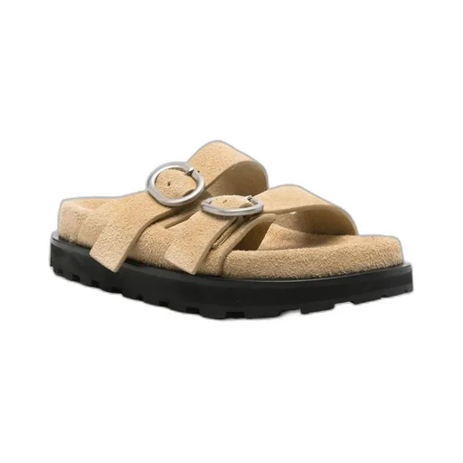 Suede Slides