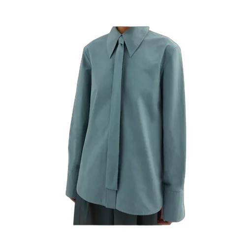 Tie-Detail Cotton Shirt