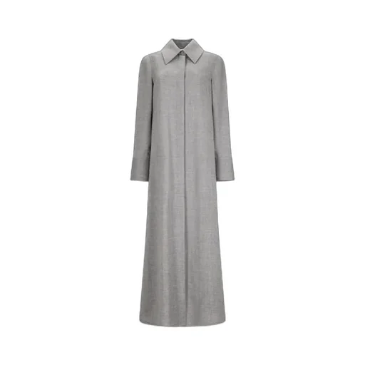 Collared Long-Sleeve Dress