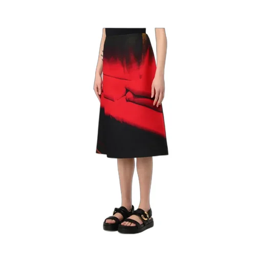 Printed Midi Skirt