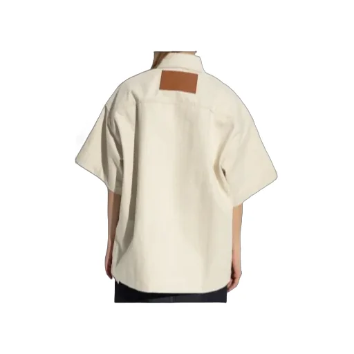 Poplin Logo Patch Shirt