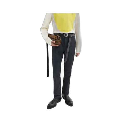 Mid-Rise Straight-Leg Jeans
