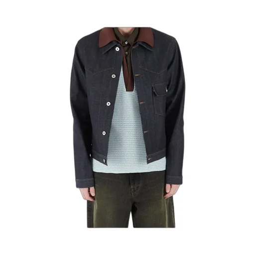 Button-Up Denim Jacket