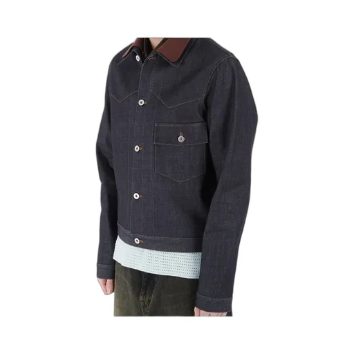 Button-Up Denim Jacket