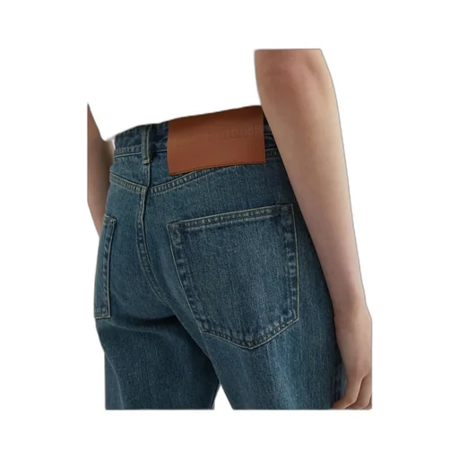 Straight-Leg Slim-Cut Jeans