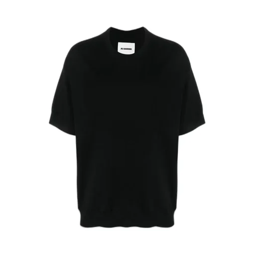 Short-Sleeved Knitted Jumper