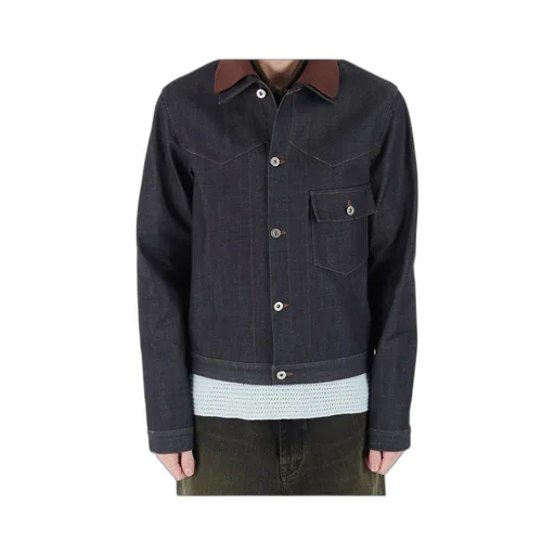 Button-Up Denim Jacket