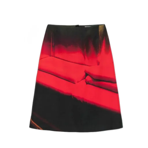Printed Midi Skirt