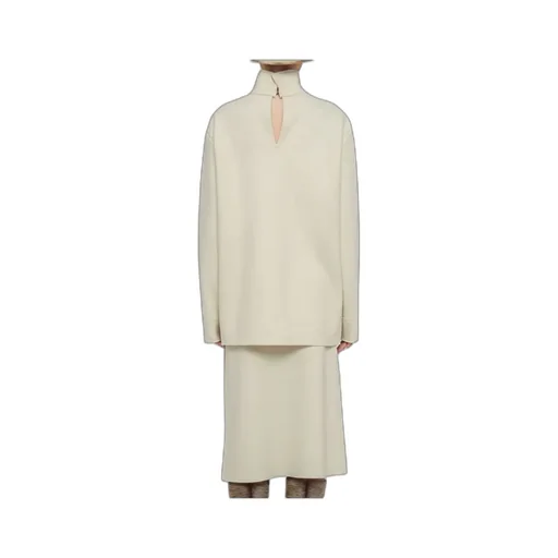 High-Neck Knitted Jumper