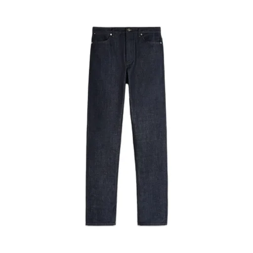 Mid-Rise Straight-Leg Jeans