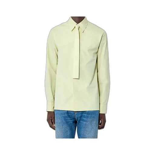 Tie-Detailed Poplin Shirt