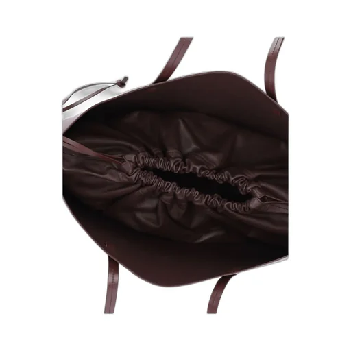 Logo Printed Drawstring Shoulder Bag