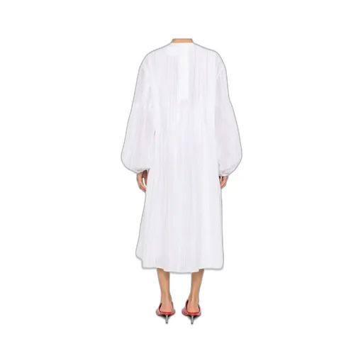 Pleated Midi Dress