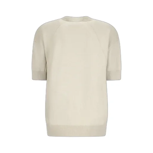 Round Neck Knitted T-Shirt