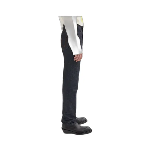 Mid-Rise Straight-Leg Jeans