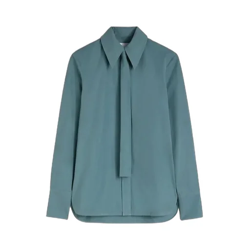 Tie-Detail Cotton Shirt