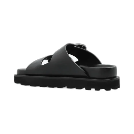 Buckle Detailed Flat Sandals