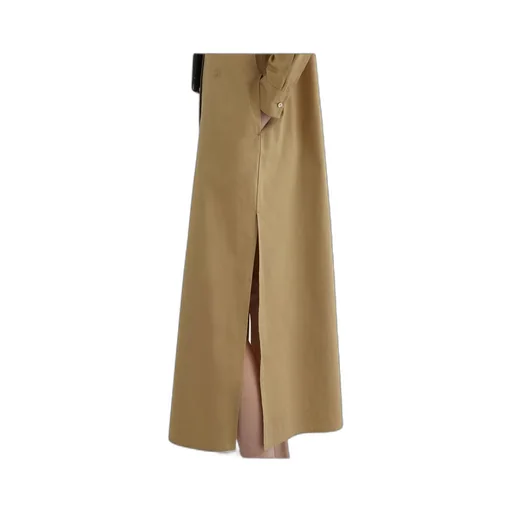 Long-Sleeved Poplin Shirt Dress
