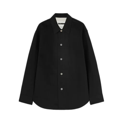 Long-Sleeved Denim Shirt