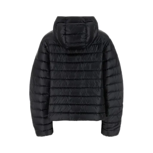 Quilted Hooded Drawstring Down Jacket