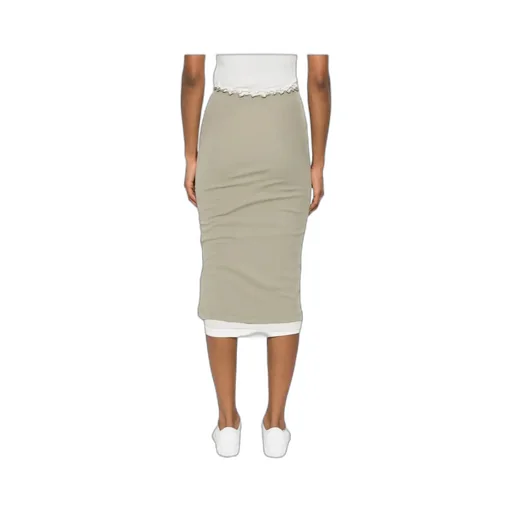 Cotton Midi Skirt