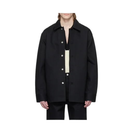 Long-Sleeved Denim Shirt