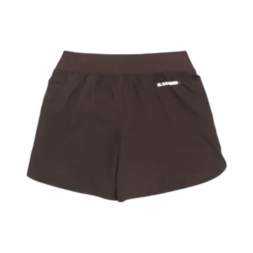Logo Printed Elastic Waistband Shorts