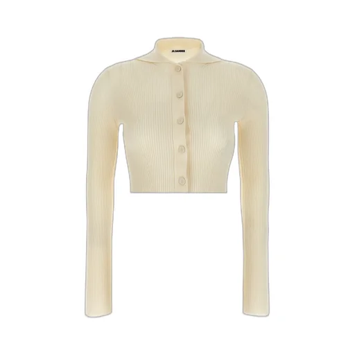 Ribbed Cropped Cardigan