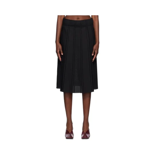 Pleated Midi Skirt