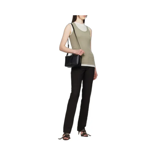 Double Zipped Shoulder Bag