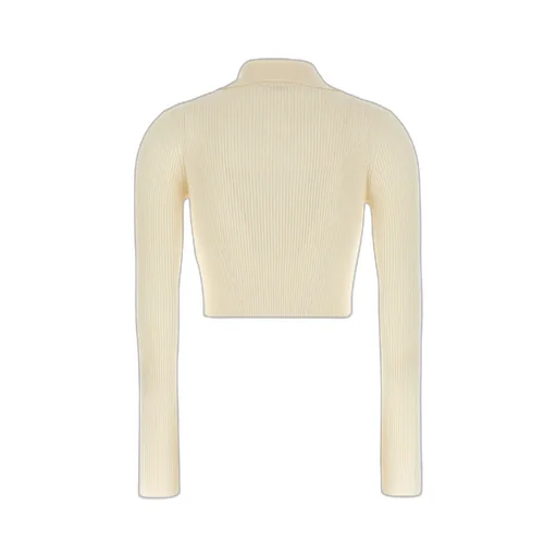 Ribbed Cropped Cardigan