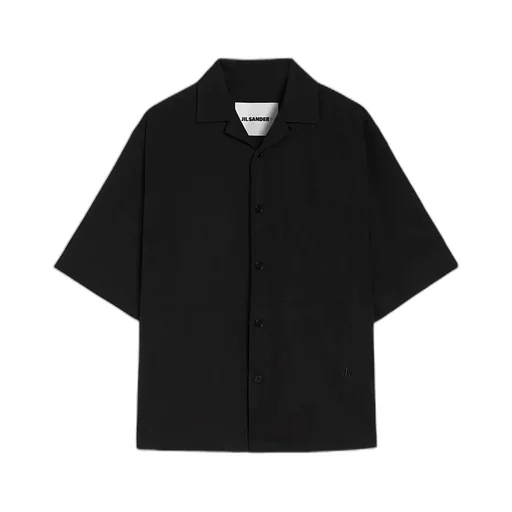 Short-Sleeved Poplin Shirt