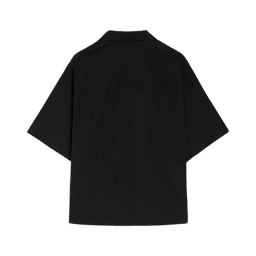 Short-Sleeved Poplin Shirt