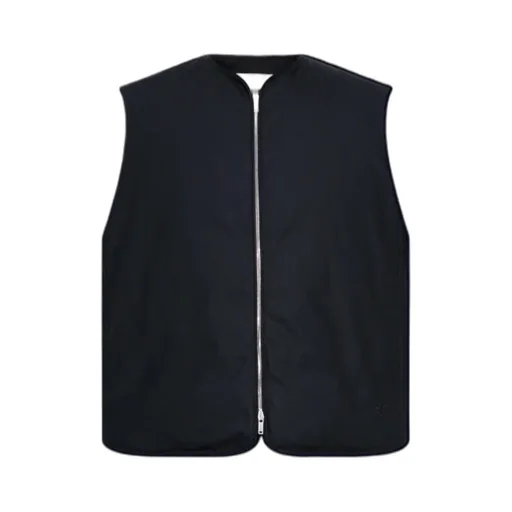 Logo Embroidered Zip-Up Gilet