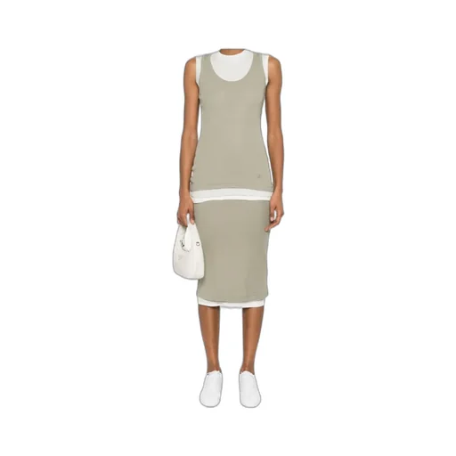 Cotton Midi Skirt