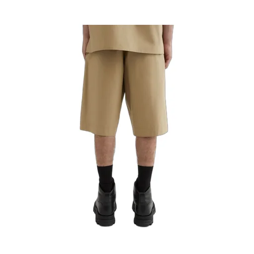 Wide-Leg Bermuda Shorts