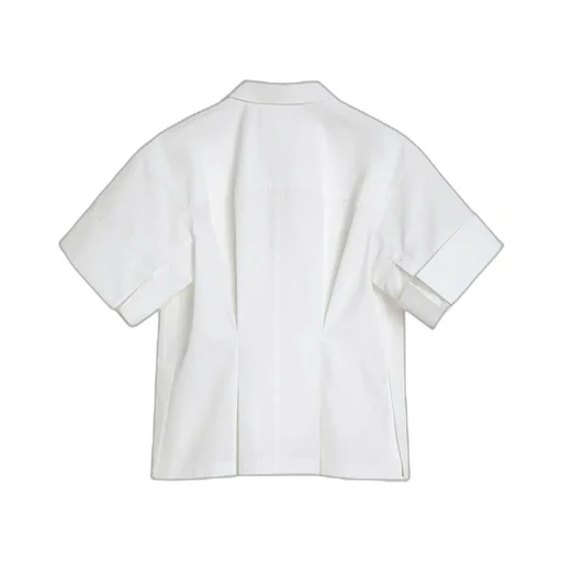 Short-Sleeved Poplin Shirt