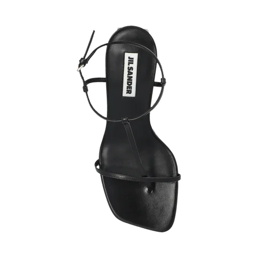 Thong Strap Heeled Sandals