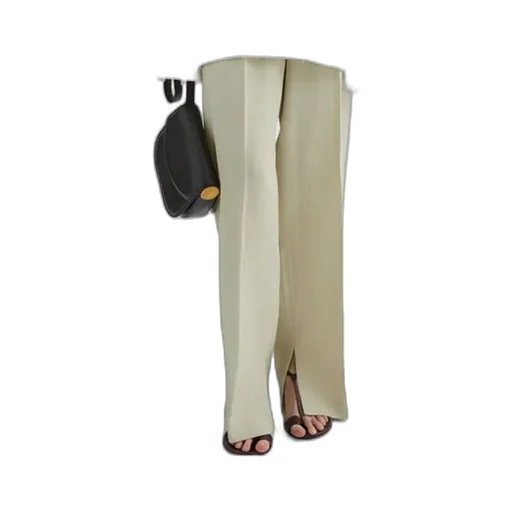 Pleat-Detailed Straight-Leg Trousers