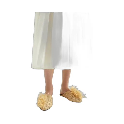 Fringed Slippers