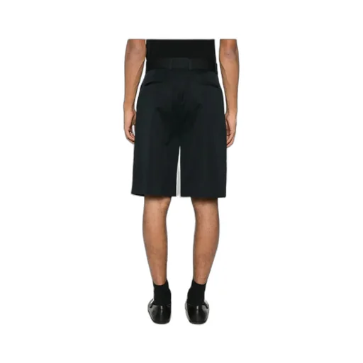 Concealed Button Poplin Shorts