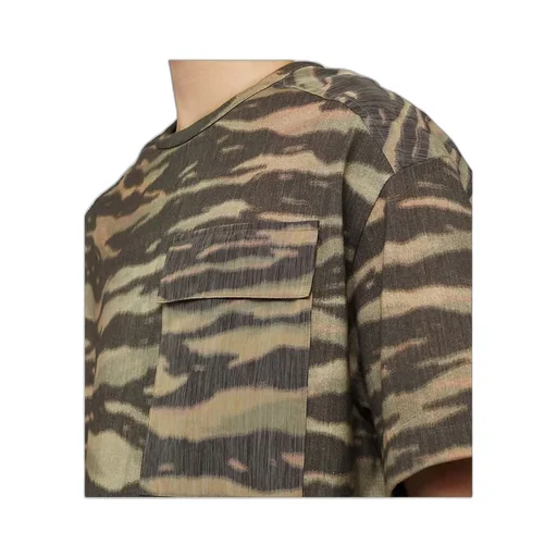 Zebra Printed Crewneck T-Shirt