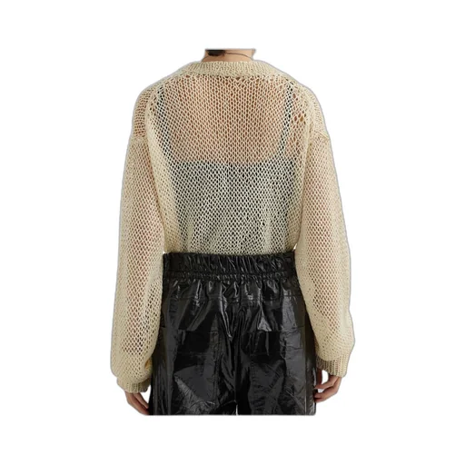 Open Knit Crewneck Jumper