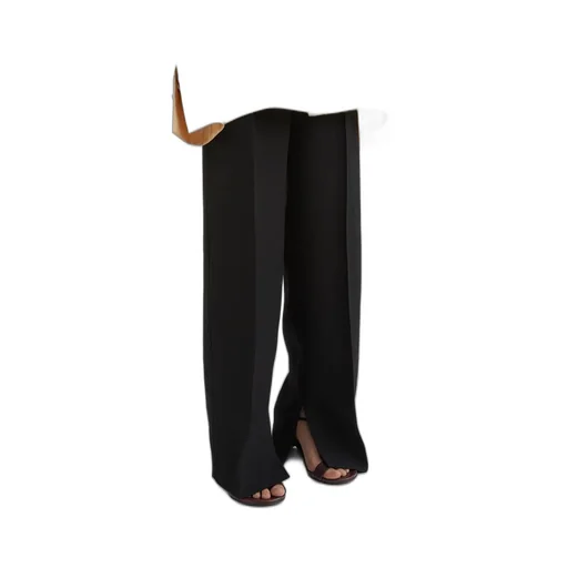 Pleat-Detailed Straight-Leg Trousers