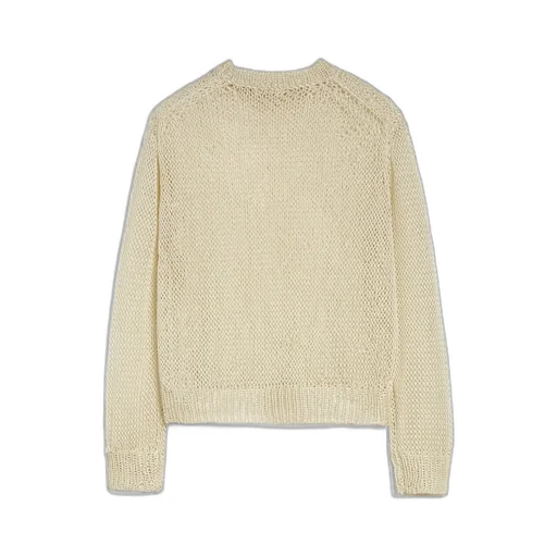 Open Knit Crewneck Jumper