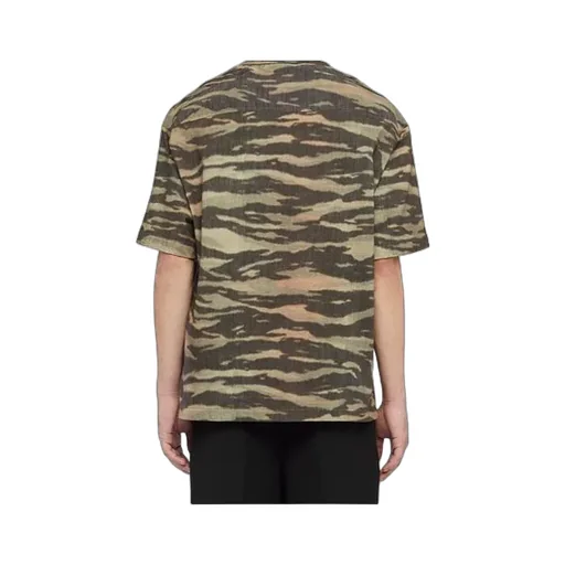 Zebra Printed Crewneck T-Shirt